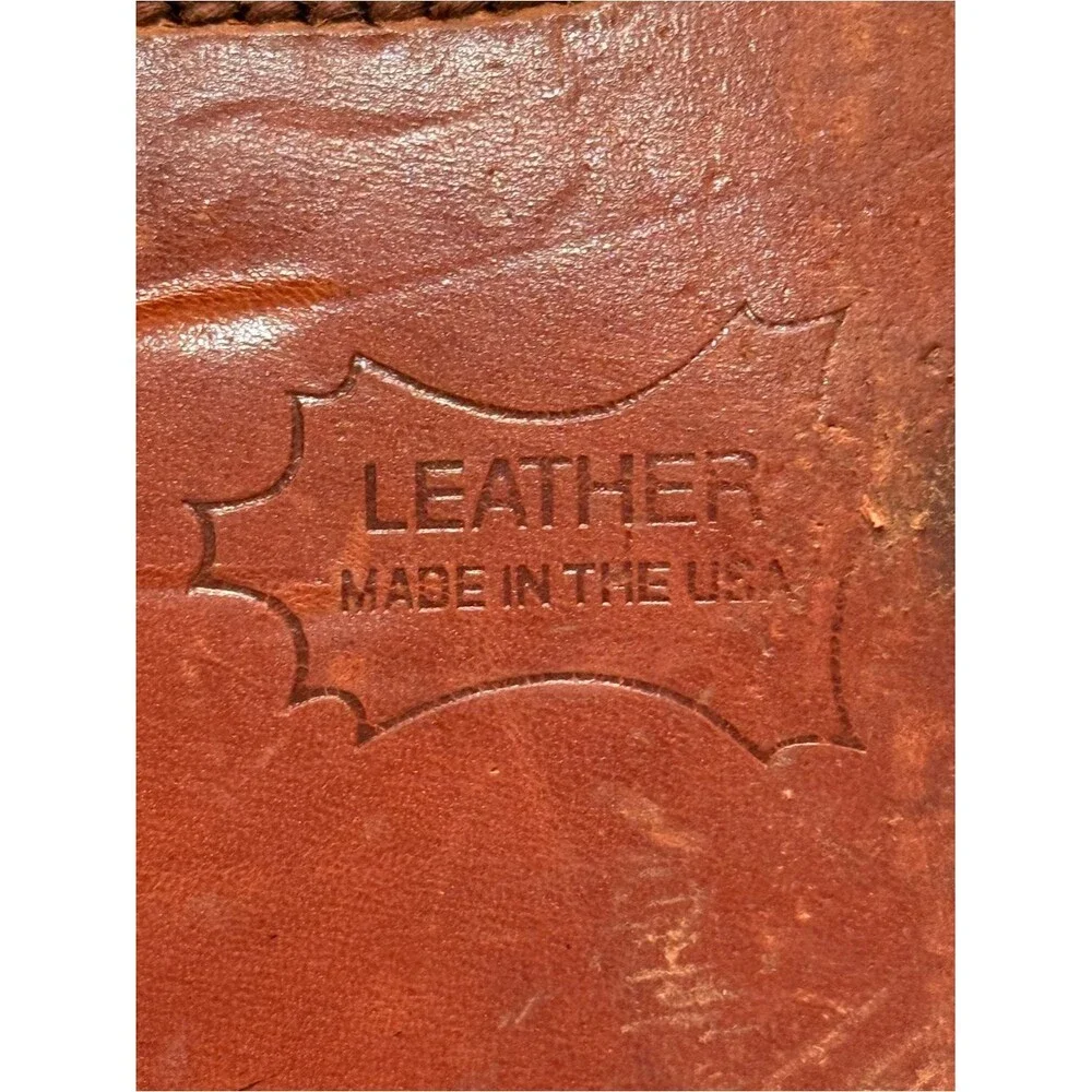 Vintage Hanover Master-Flex Black All Leather Wingtip Oxfords USA Sz 12 E/C